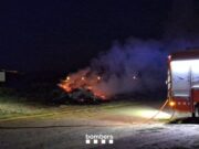 Les flames encenen l’alarma al Camí d’Ur de Puigcerdà